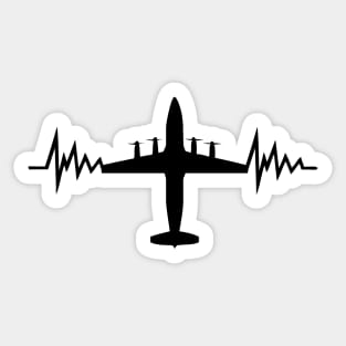 AeroWave Dreams: Soaring Skies for Aerospace Engineers Sticker